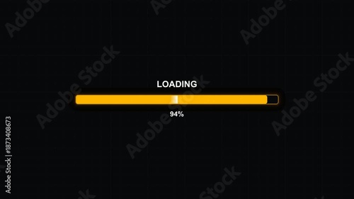 Wallpaper Mural Progressbar animation shows loading status in modern design perfect for waiting moments in various applications or media Torontodigital.ca