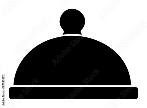 Chinese New Year Serving cloche food cover bell dome platter icon