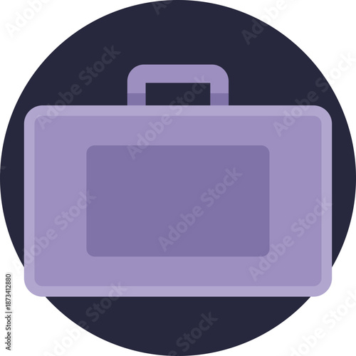 An icon depicting a suit case, used to indicate work, office, or corporate-themed products.