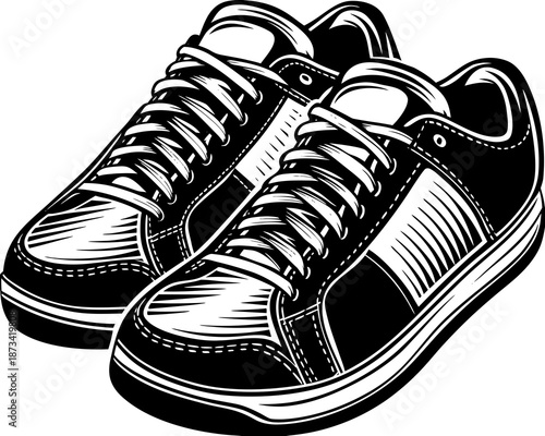 black and white sneakers