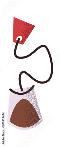 Tea bag for brewing drink