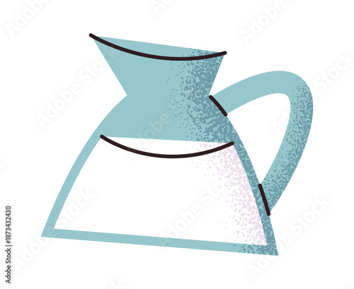 Milk glass jug sticker design
