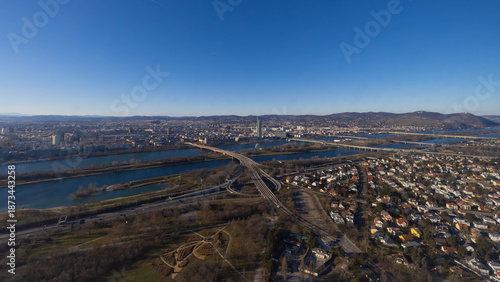 Aerial View of Vienna, Austria