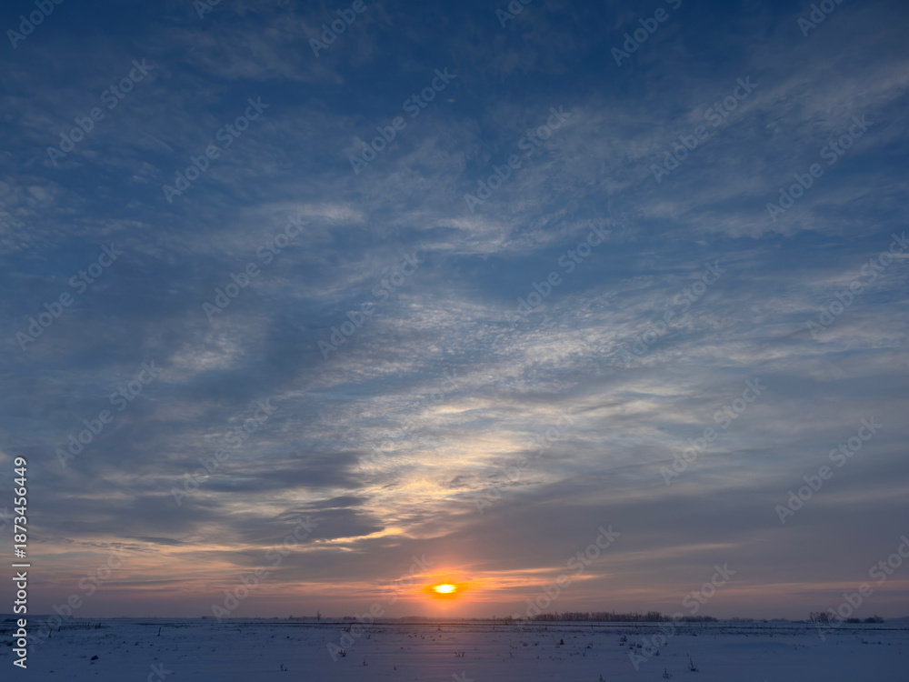 Obraz premium sunset over the sea