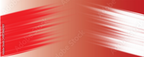 Abstract vector illustration, moving graphic lines, energetic, sporty, technology. red and white background. red and white brush effect.