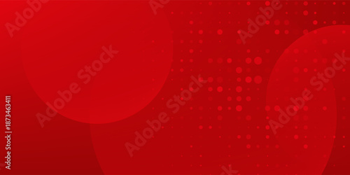 red abstract dot background. dynamic shapes composition. eps.10.