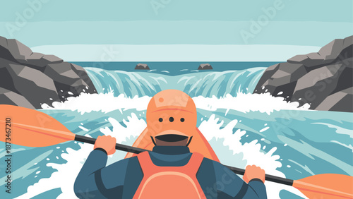 Kayaking adventure: bold rapids and stunning coastal views