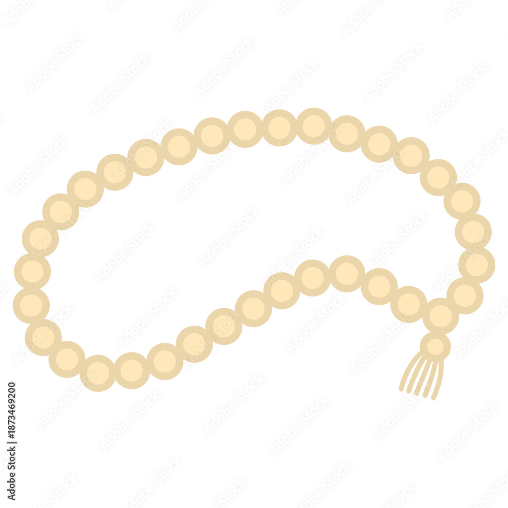 Obraz premium Prayer Beads Illustration 