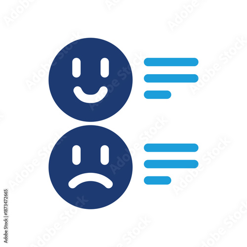 review colored icon vector design good for web or mobile app