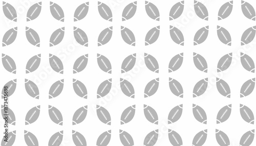 Bowling Ball Seamless Pattern Minimal Monochrome Background