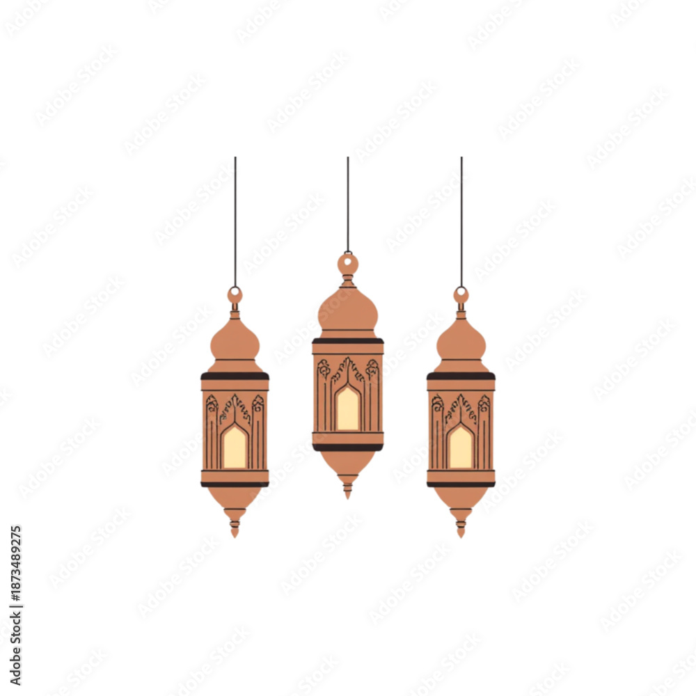 Obraz premium mosque lanterns
