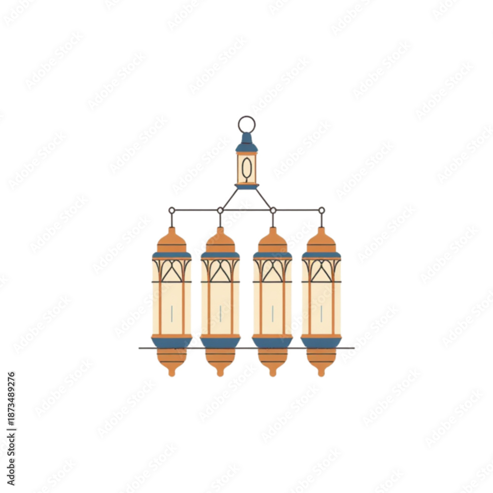 Obraz premium mosque lanterns