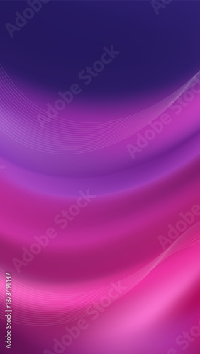 Purple and Pink Aurora Wave Gradient
