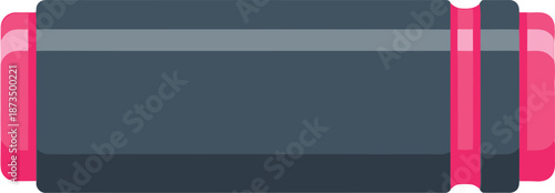 A gym tool icon illustration featuring a dumbbell in a fitness environment