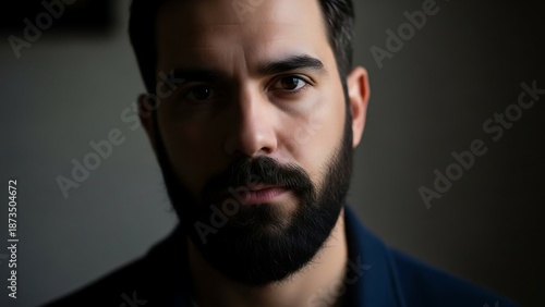 Wallpaper Mural Portrait of a serious looking man. Torontodigital.ca