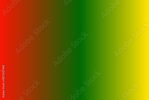 Green, yellow, and red texture background. Rasta gradient background with rasta flag colors for rasta and raggae format vector