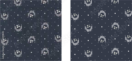 Seamless 3D geometric cube pattern background for modern abstract design