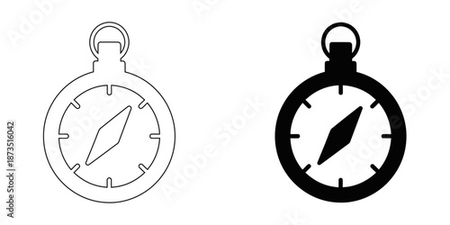 Education and Technical Measurement Icon  - Academic Research, Geometry Tools, and Data Science Symbols