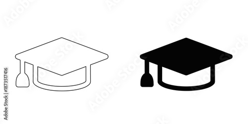 Education and Technical Measurement Icon  - Academic Research, Geometry Tools, and Data Science Symbols