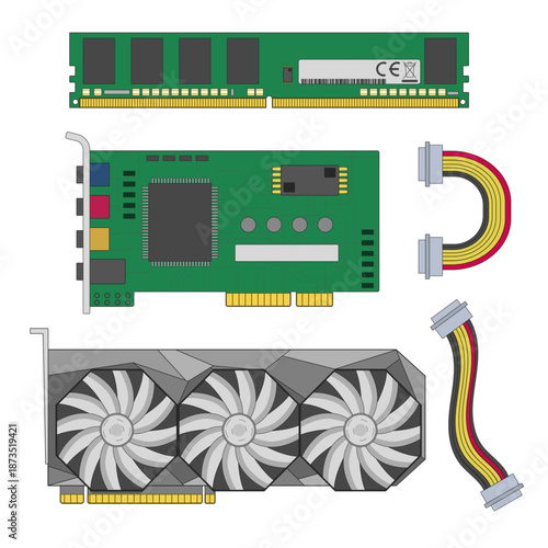 컴퓨터부품(반도체+기술+메인 보드+기판)