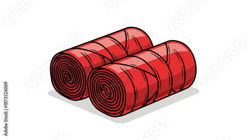 Illustration of a 3D printer nozzle or print head.