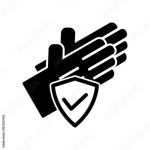 Glove icon design template