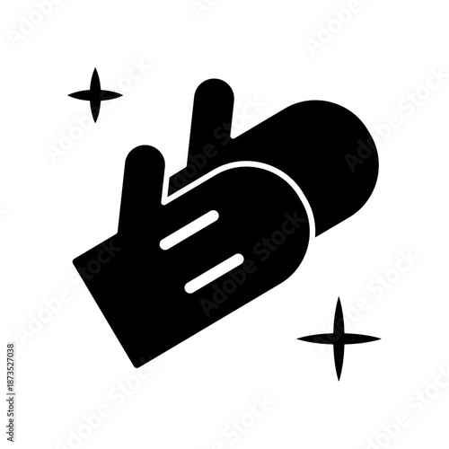 Glove icon design template