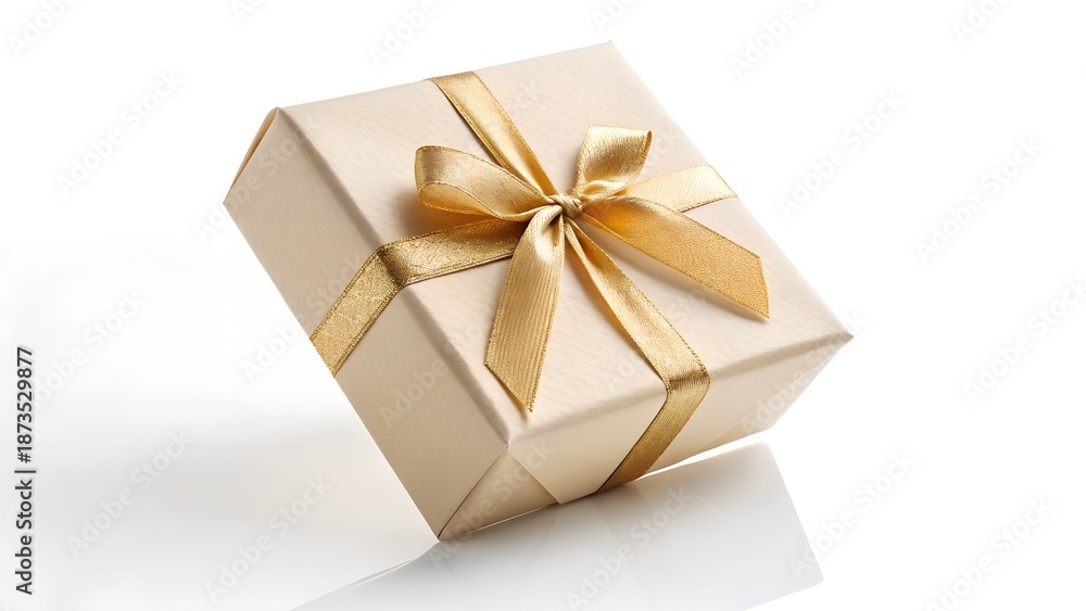 Obraz premium gift box isolated on white