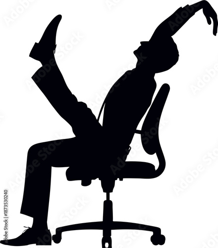 Seated Desk Yoga Spinal Twist...