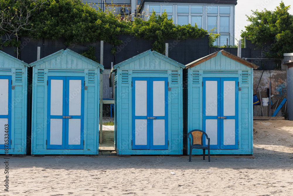 Naklejka premium Beach Huts, Venice Lido