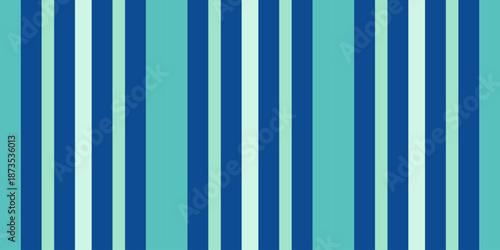 Vibrant vertical stripes in calming teal and pale green hues create a visually appealing, minimalist pattern.