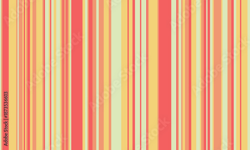 Vibrant vertical stripes in warm, cheerful hues.  Perfect for backgrounds, website banners, or textile designs.  This cheerful, optimistic pattern evokes feelings of joy and energy.