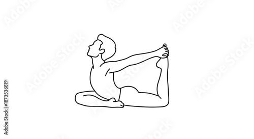 Woman Practicing Yoga in Lotus Position.