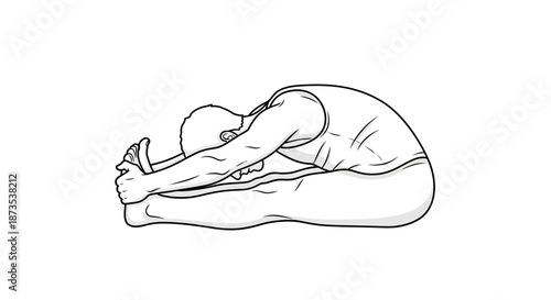 Woman Practicing Yoga in Lotus Position.