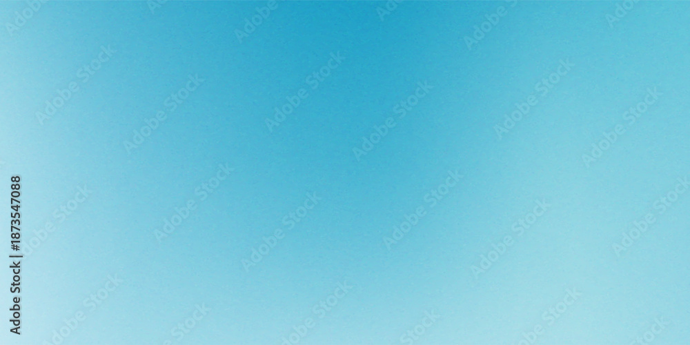 Fototapeta premium A soft, grainy gradient transitions from a bright white at the top to a light blue at the bottom, creating a serene and airy background.