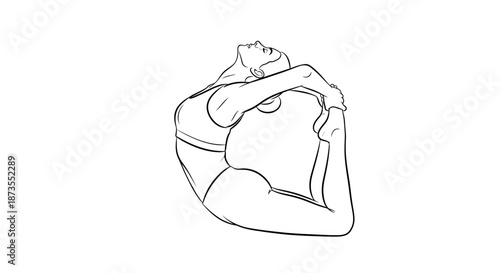 Illustration of a Person with Hands Page.