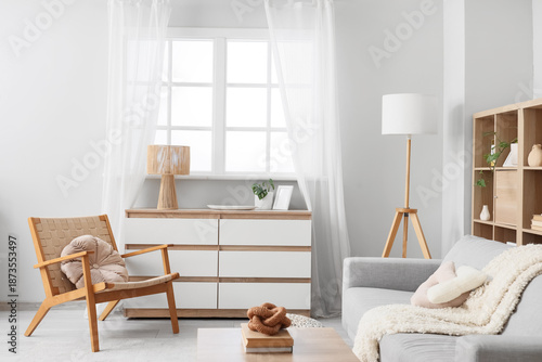 Interior of stylish living ...