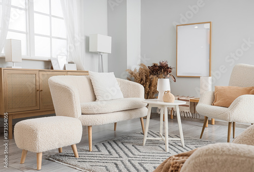 Interior of stylish living ...