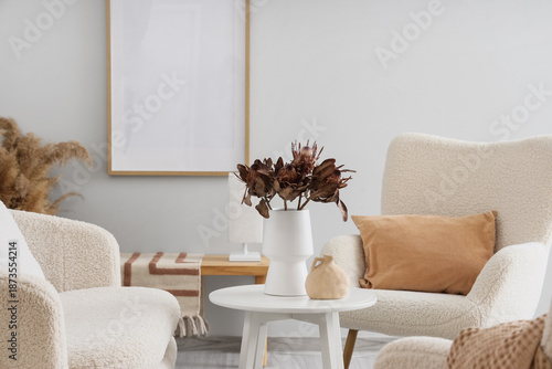 Interior of stylish living ...