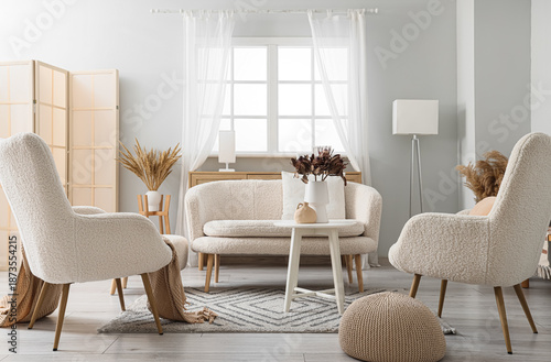 Interior of stylish living ...