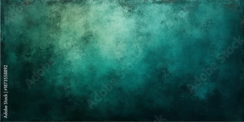 Blue vintage grunge textured background with old paper and smoky retro effect