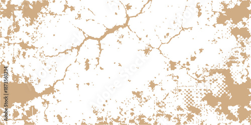 A vintage grunge wall background featuring a dirty brown textured surface with old rust patterns and a rough stone marble design for an art wallpaper