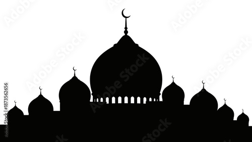 Architectural Landscape in Black and White