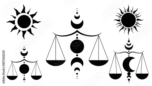 Elegant Decorative Floral Border Design, Graphic Art, Digital Illustration