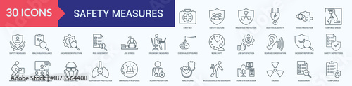Safety Measures Icon Pack
