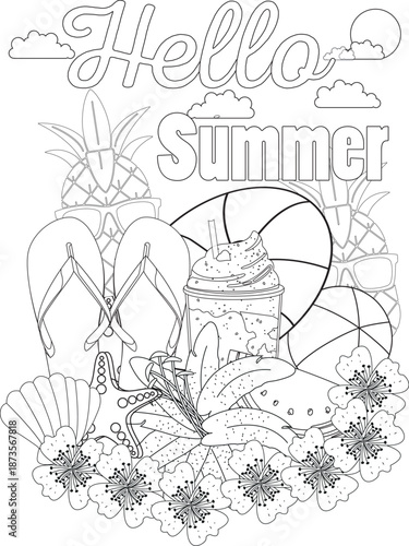 Vintage hand drawn vector illustration set of Italian restaurant old book and old house