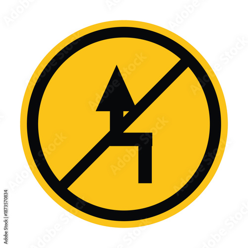 Prohibition Symbol for Digging or Tunneling on Construction Site