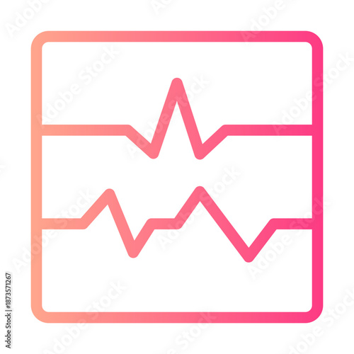 cardiogram gradient icon