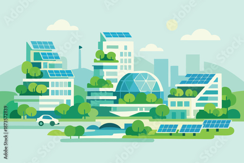 green city landscape