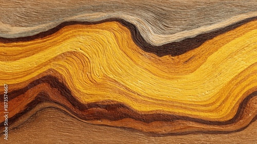 Abstract Textured Background with Warm Earthy Tones and Waves